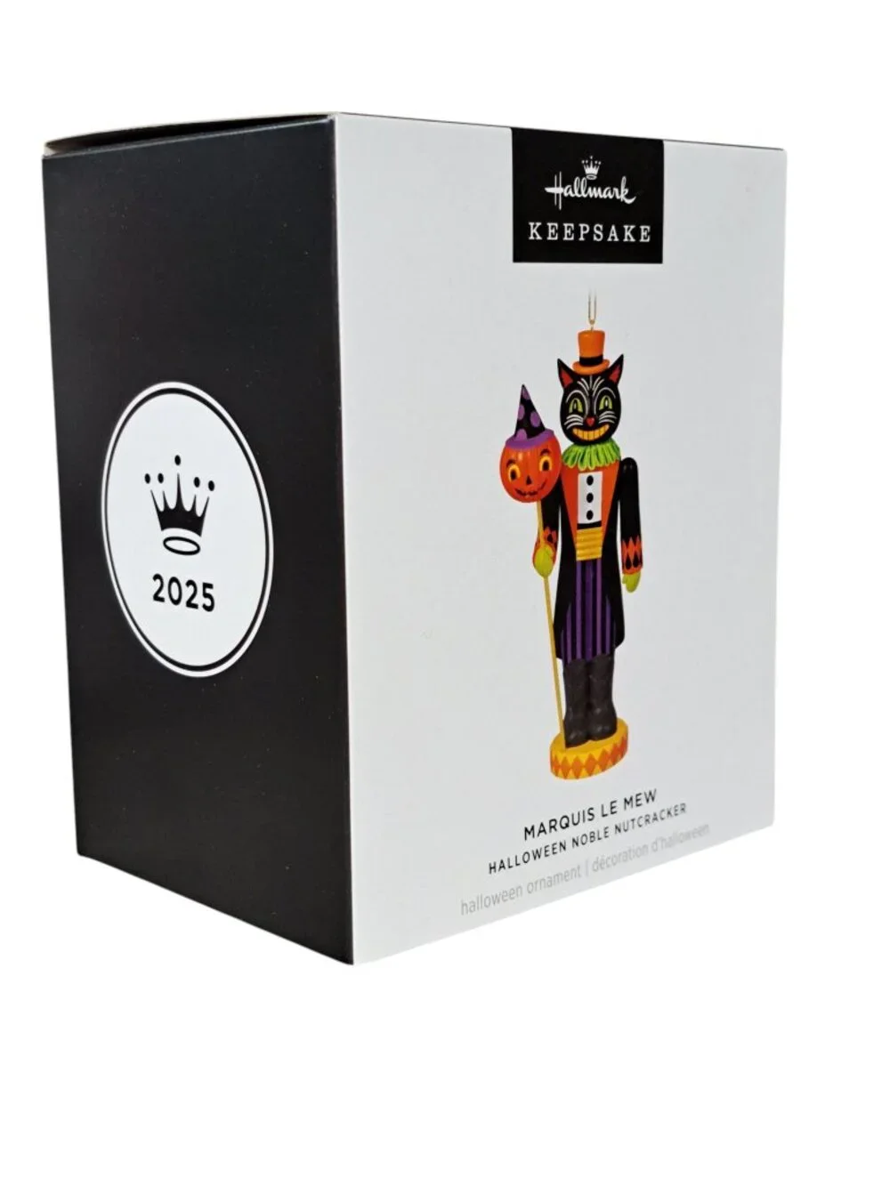 Hallmark 2025 Marquis Le Mew Halloween Cat Noble Nutcracker Keepsake NIB